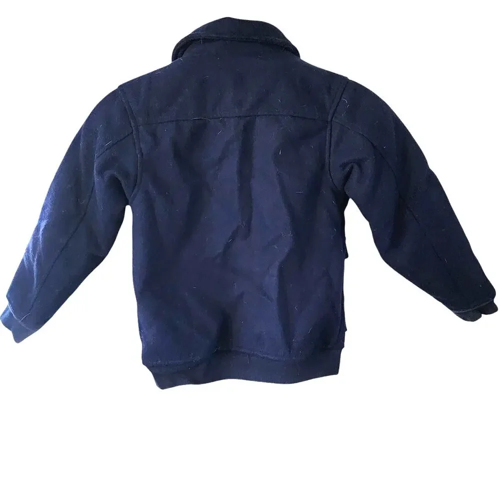 OshKosh B’gosh Youth Dark Blue Warm Winter Peacoat Size 6